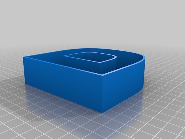 Alphabet letter A storage box with lid