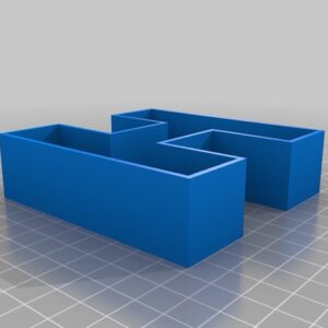 Stylish Letter Box with Lid | 1 Alphabet Storage Box – H