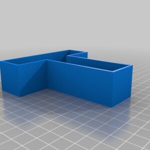 Stylish Letter Box with Lid | 1 Alphabet Storage Box – T