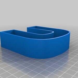 Stylish Letter Box with Lid | 1 Alphabet Storage Box – U