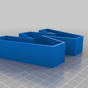 Stylish Letter Box with Lid | 1 Alphabet Storage Box – W