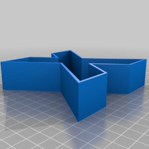 Stylish Letter Box with Lid | 1 Alphabet Storage Box – X