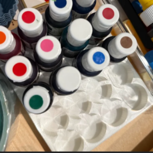 Food Coloring Organizer | Food Colour Bottle Storage Holder for Baking