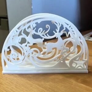 Christmas Napkin Holder | 1 Festive Table Napkin Organizer