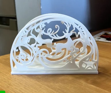 Christmas napkin holder for festive dining table decor