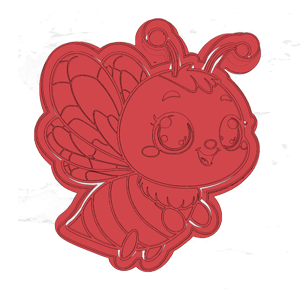 Cartoon Bee Cookie Cutter