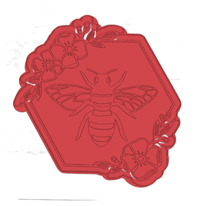 Bee Plaques Cookie Cutter