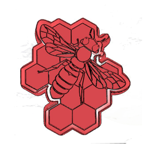 Bee and Honey Cookie Cutter