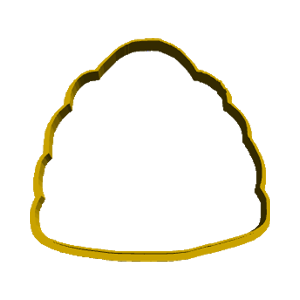 Beehive Outline Cookie Cutter