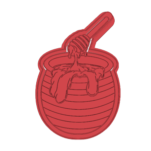 Cute Honey Pot Cookie Cutter