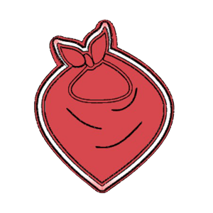 Baby Bandana Bib Cookie Cutter