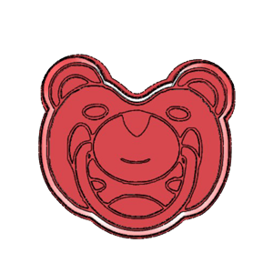 Baby Bear Dummy Cookie Cutter