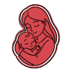 Mom Holding Baby Cookie Cutter