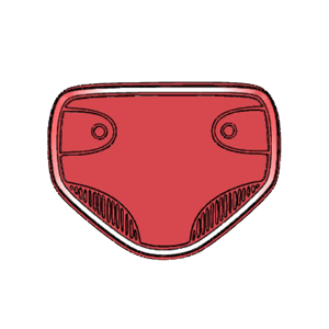 Baby Diaper Cookie Cutter