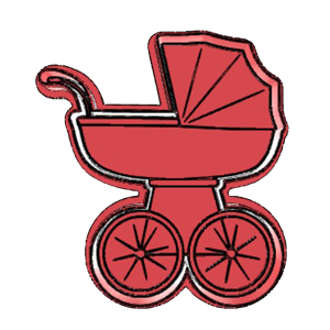Baby Pram Cookie Cutter