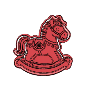 Rocking Horse Cookie Cutter