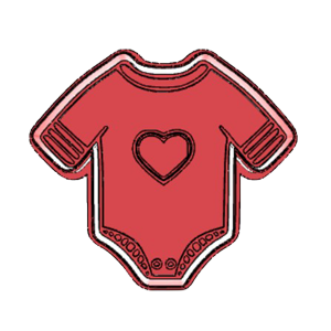 Baby Overalls Cookie Cutter