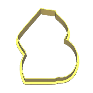 Pregnancy Silhouette Cookie Cutter