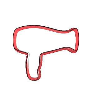 Hair Dryer Cookie Cutter