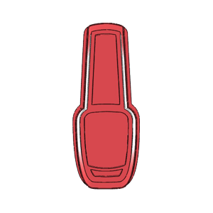 Nail Polish Brush Cookie Cutter