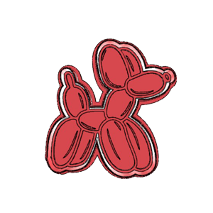 Balloon Dog Cookie Cutter for Cookies