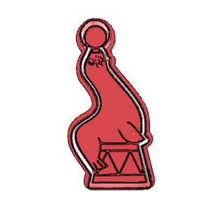 Circus Seal with Ball Cookie Cutter