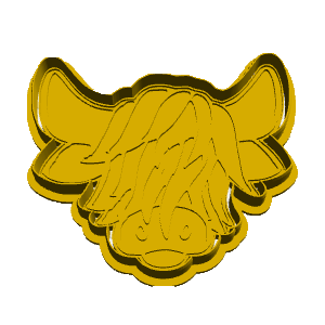 Highland Cow Cookie Cutter