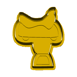 Saddle Cookie Cutter