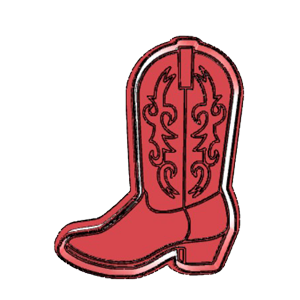 Cowboy Boot Cookie Cutter