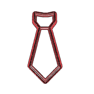 Tie Outline Cookie Cutter