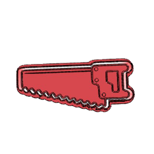 Hand Saw Cookie Cutter