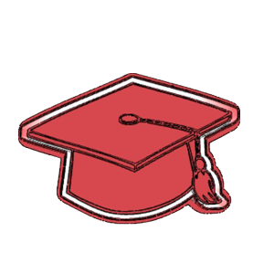 Graduation Cap Cookie Cutter