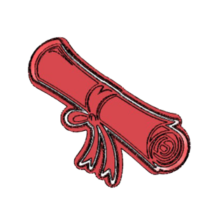 Rolled Diploma Cookie Cutter