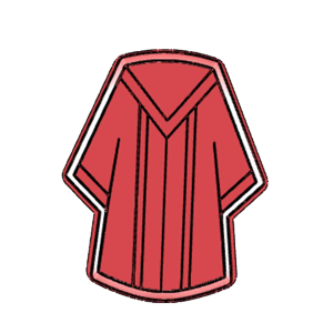 Graduation Gown Cookie Cutter
