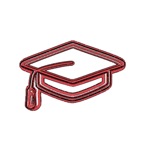 Graduation Cap Minimal Cookie Cutter