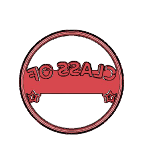 Class of Text Badge Cookie Cutter