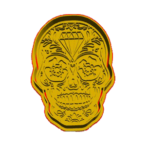 Diamond Sugar Skull Cookie Cutter