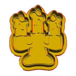 Spooky Candle Cookie Cutter