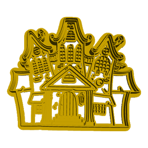 Haunted House Cookie Cutter