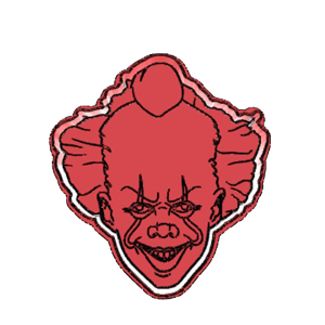 Pennywise Head Cookie Cutter