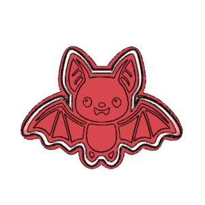 Cute Bat Cookie Cutter