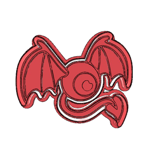 Flying Eyeball Cookie Cutter