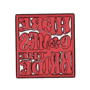 Here Come the Bride Cookie Cutter