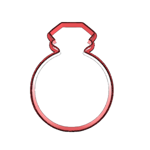 Ring Outline Cookie Cutter