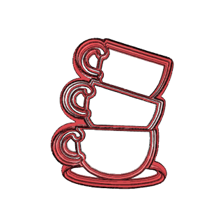 Teacups Cookie Cutter