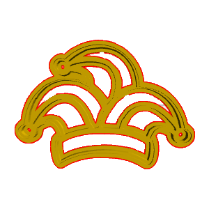 Mardi Gras Cookie Cutter