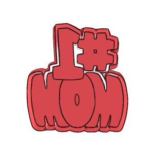 #1 Mom Cookie Cutter