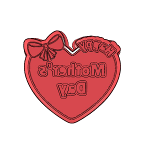 Happy Mother’s Day Heart Cookie Cutter