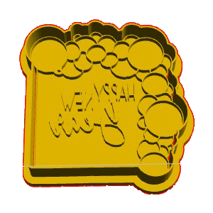 Happy New Year Cookie Cutter