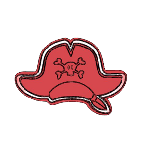 Pirate Hat Cookie Cutter